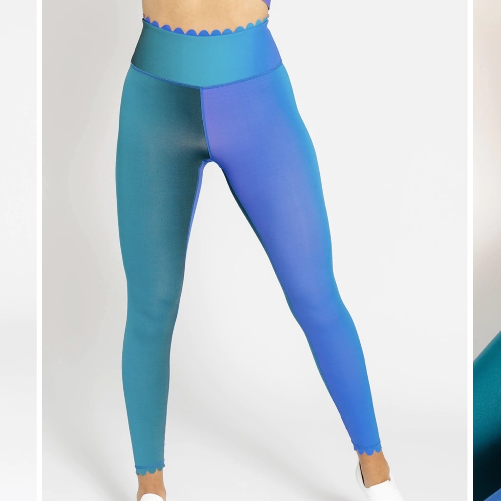 IVL scalloped leggings
